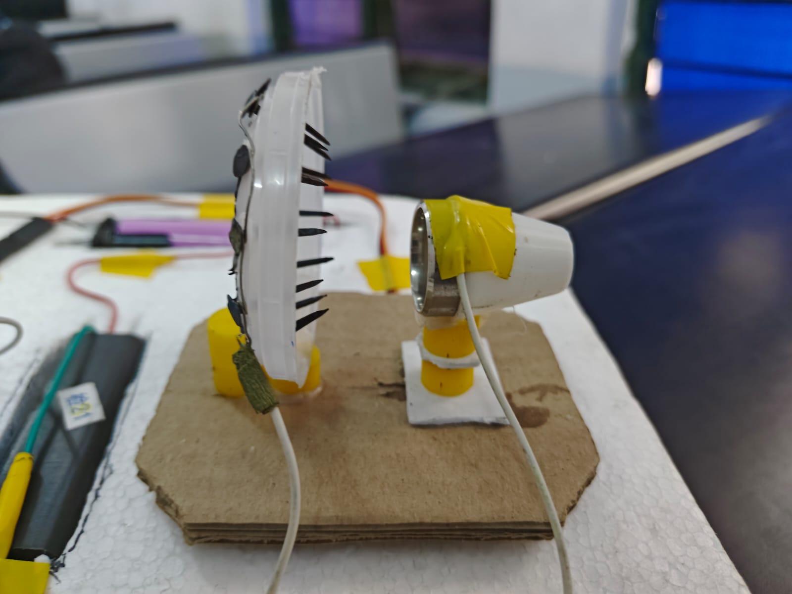 Side View — Ionic Propulsion Assembly
